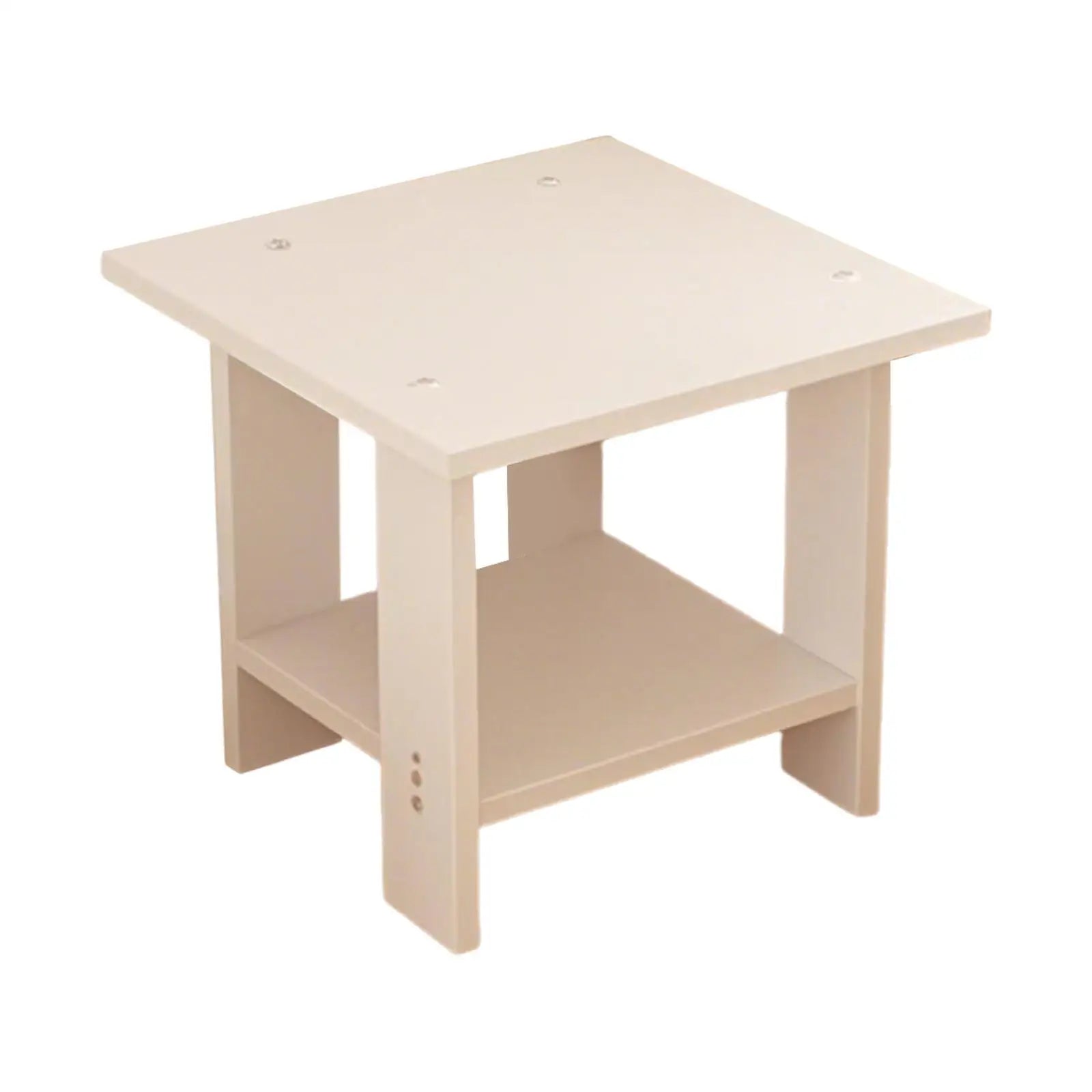 Wooden Double Layer Nightstand