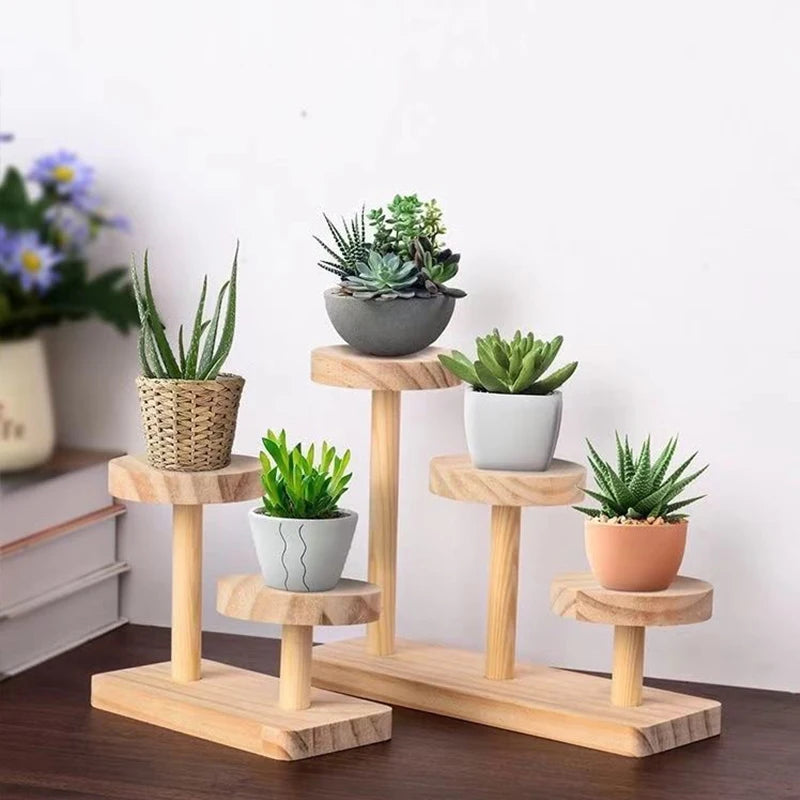 Wooden Ladder Display Stand