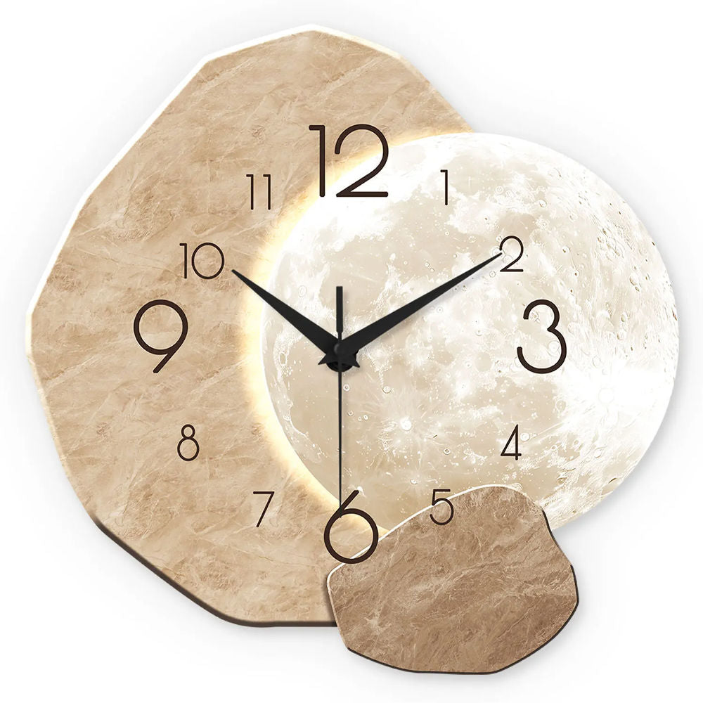 Modern Moon Wall Clock