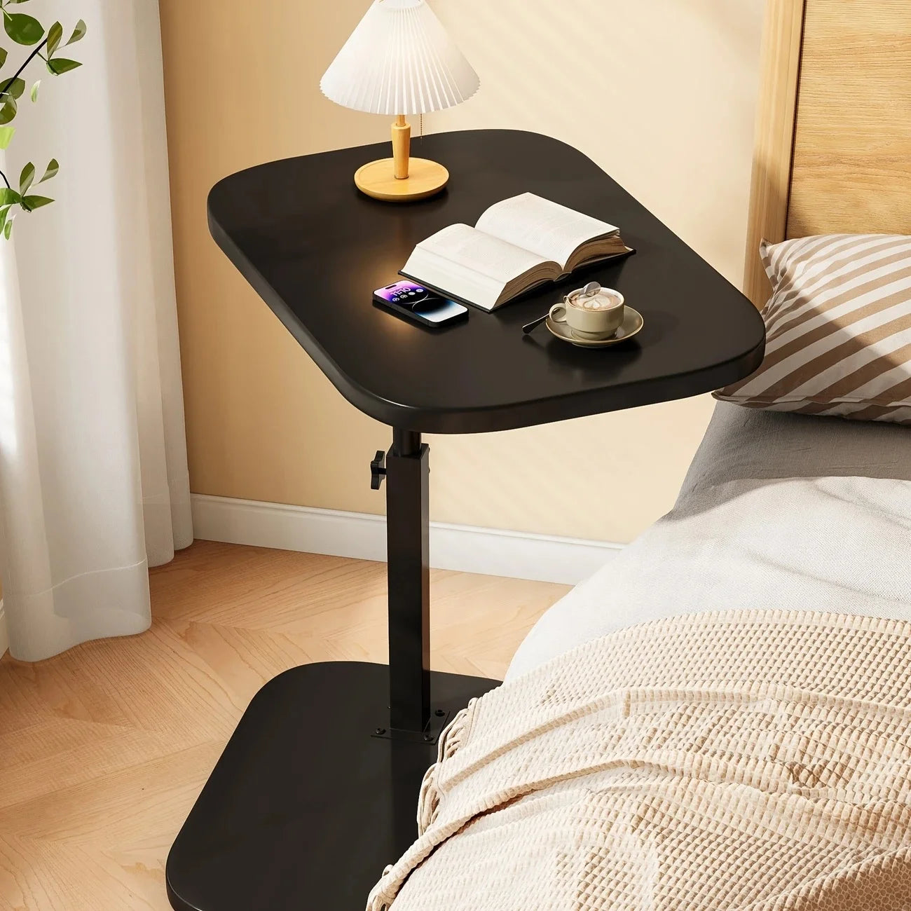 Adjustable Folding Side Table