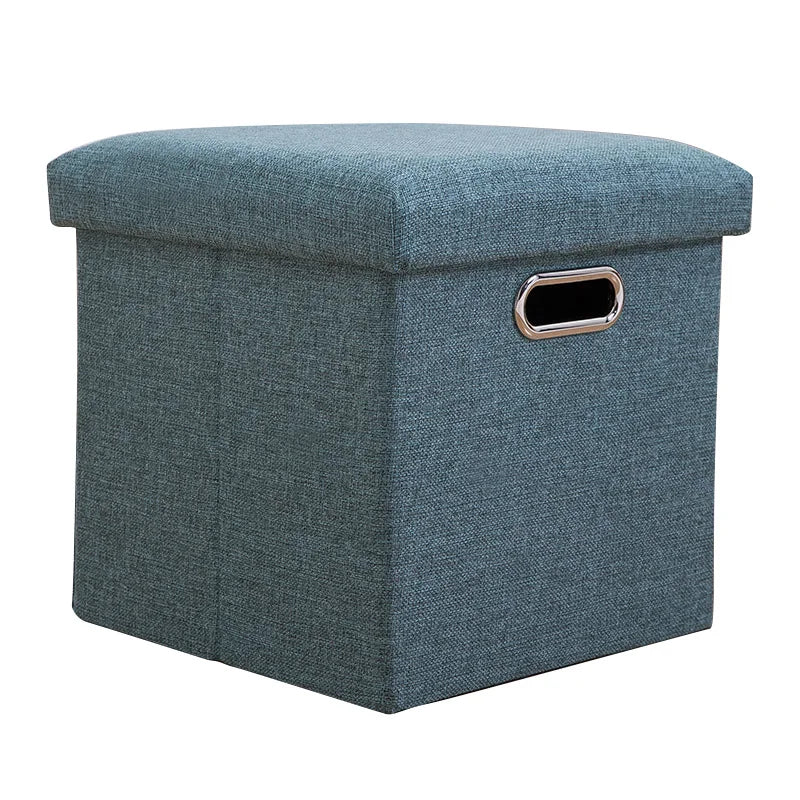 Folding Storage Ottoman Cube