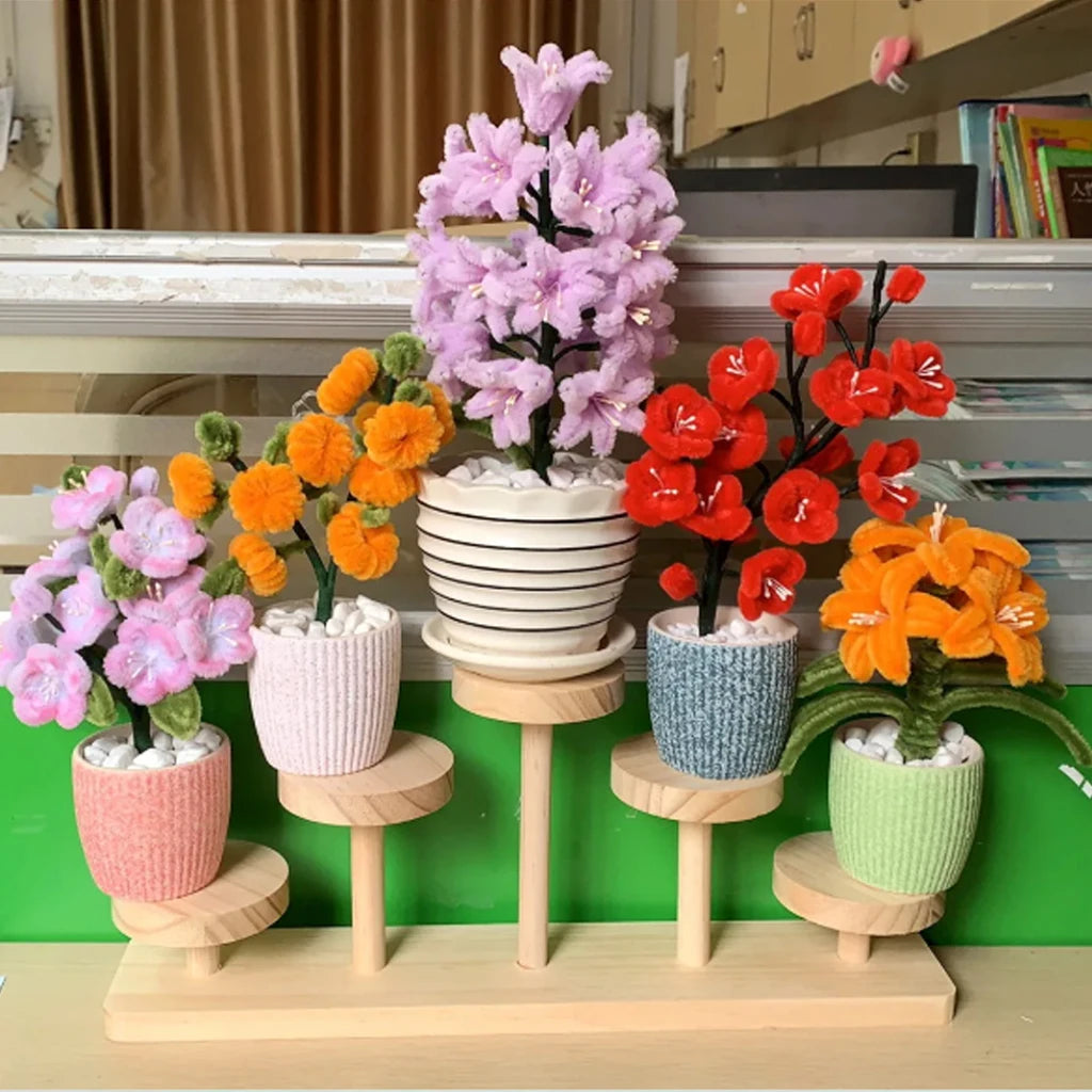 Wooden Ladder Display Stand