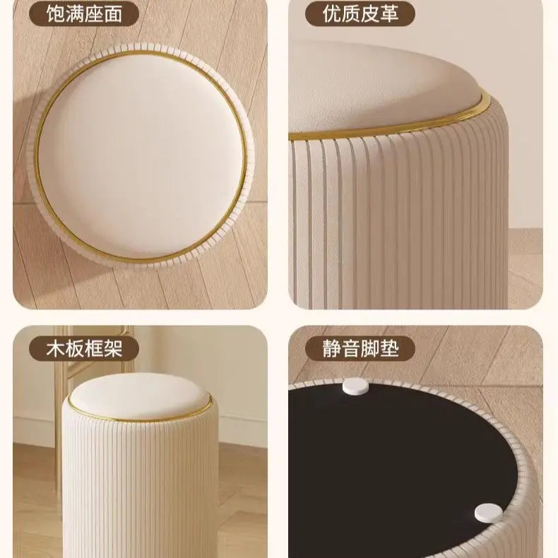 Luxury Round Vanity Stool