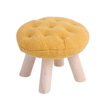 Flower Round Foot Stool