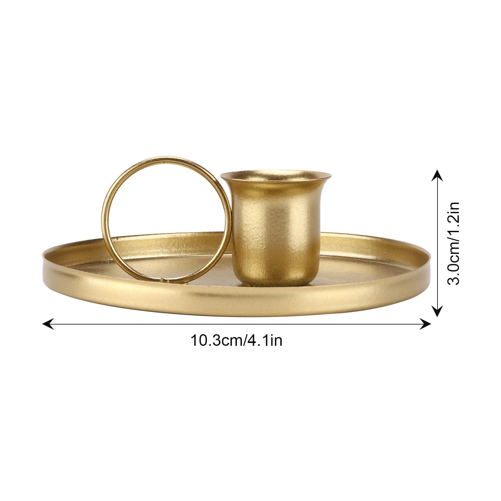 Retro Wrought Iron Candle Holder