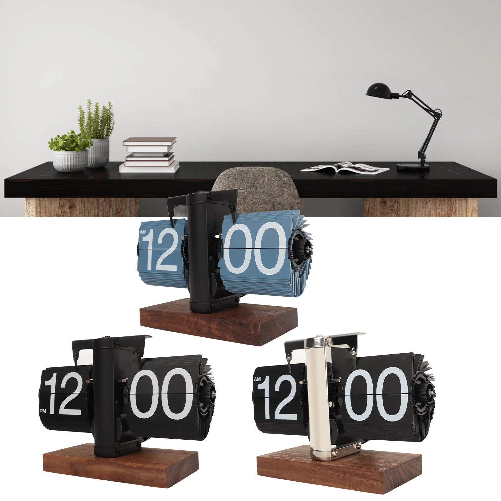 Vintage Flip Desktop Clock