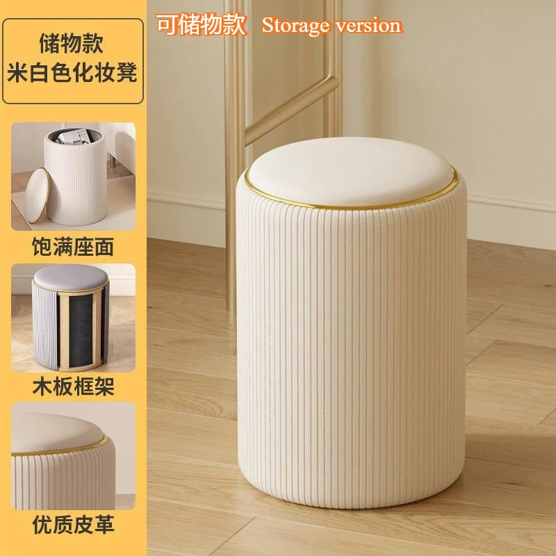Luxury Round Vanity Stool