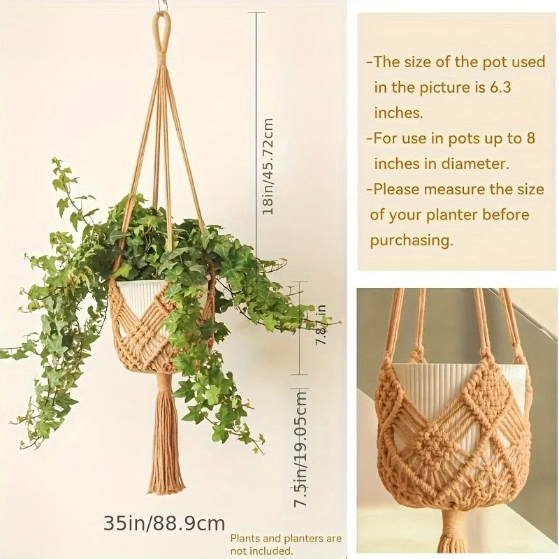 Boho Macrame Plant Hanger