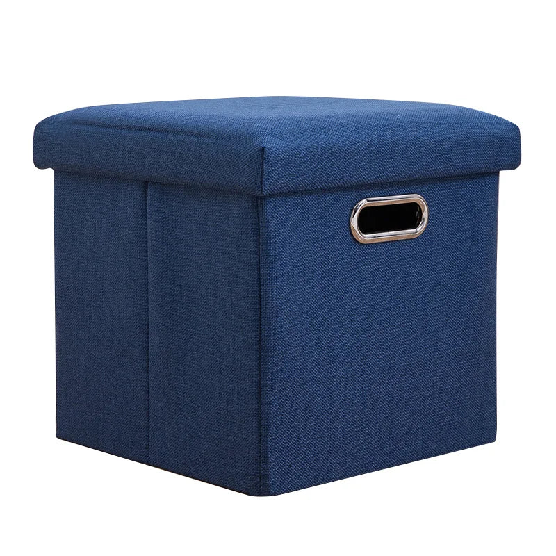 Folding Storage Ottoman Cube