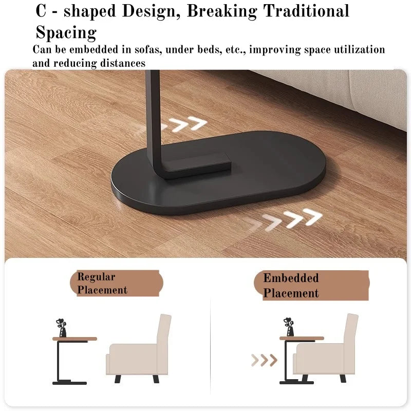 Adjustable Folding Side Table
