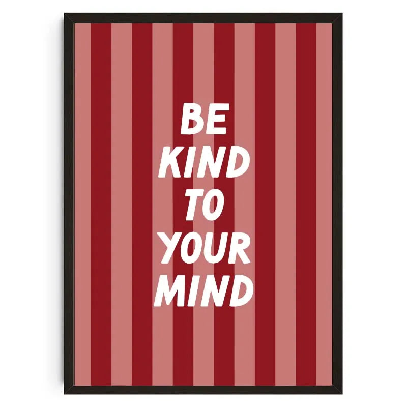 Be Kind Mind Wall Art