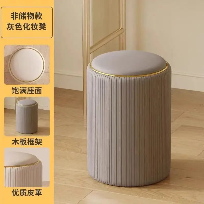 Luxury Round Vanity Stool