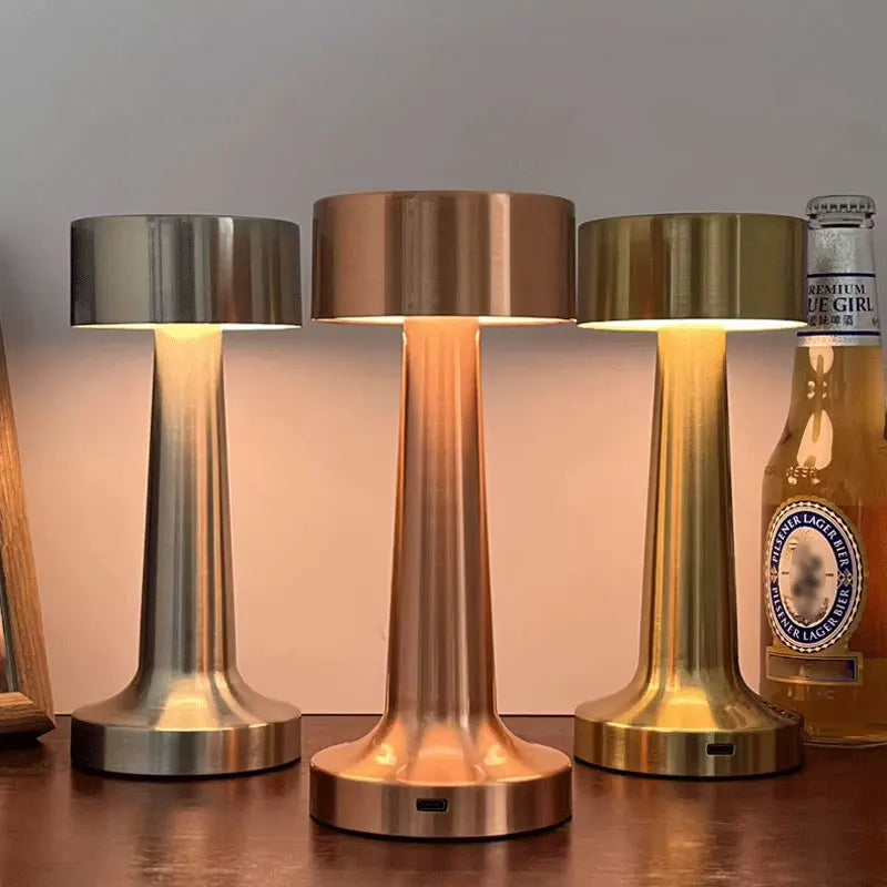 Retro Metal Touch Table Lamp