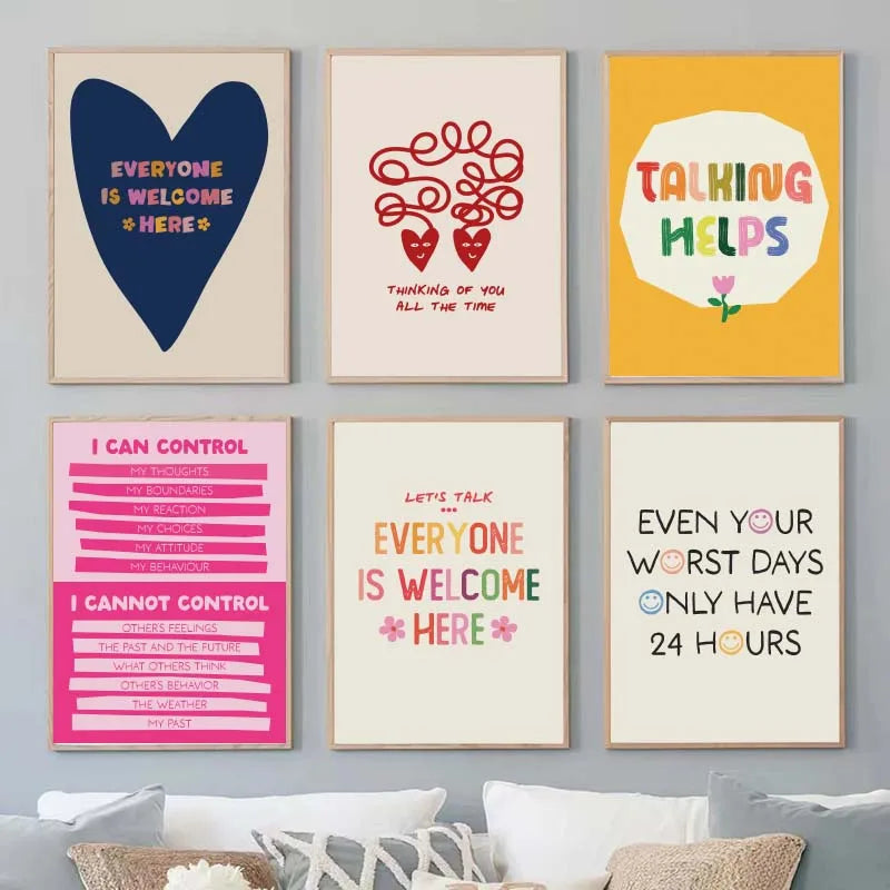 Be Kind Mind Wall Art