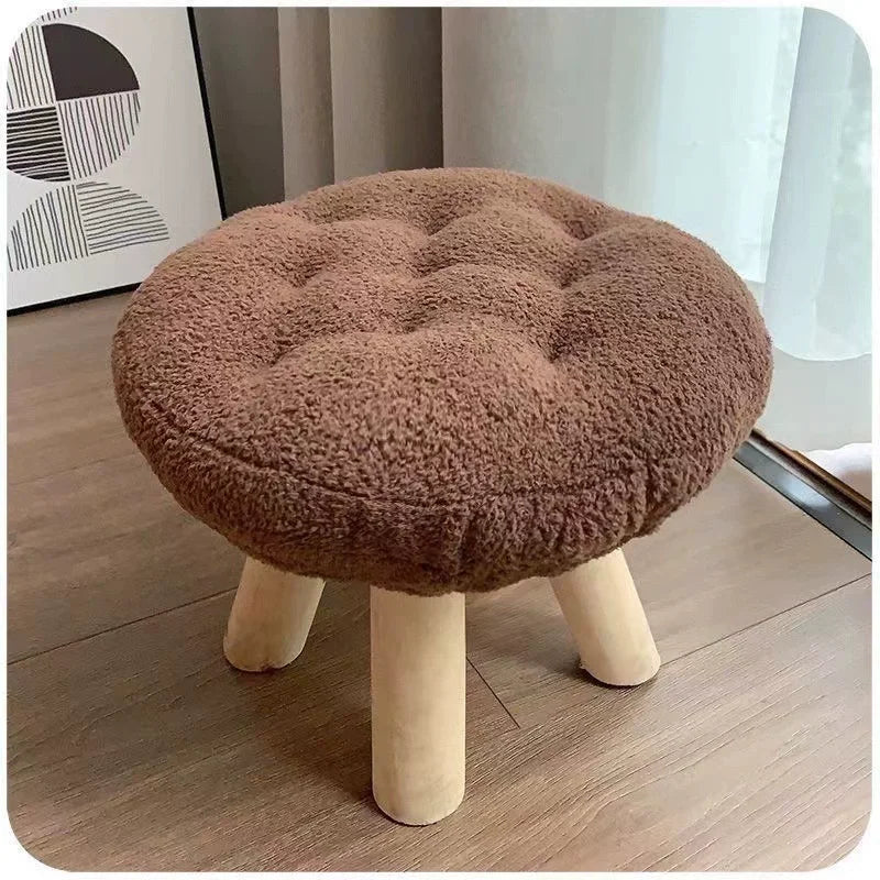 Flower Round Foot Stool