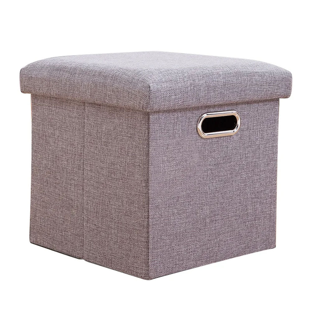 Folding Storage Ottoman Cube