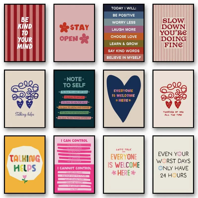 Be Kind Mind Wall Art