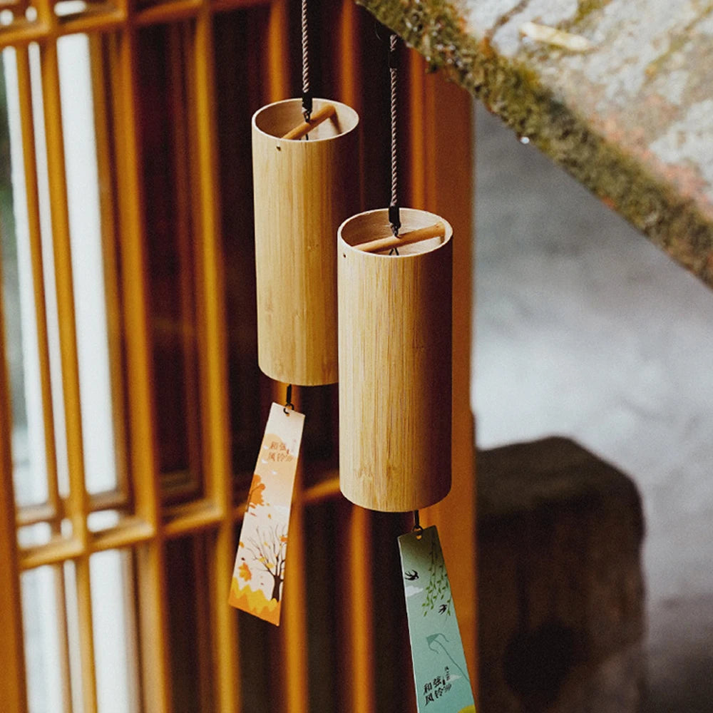 Bamboo Wind Chimes Decor