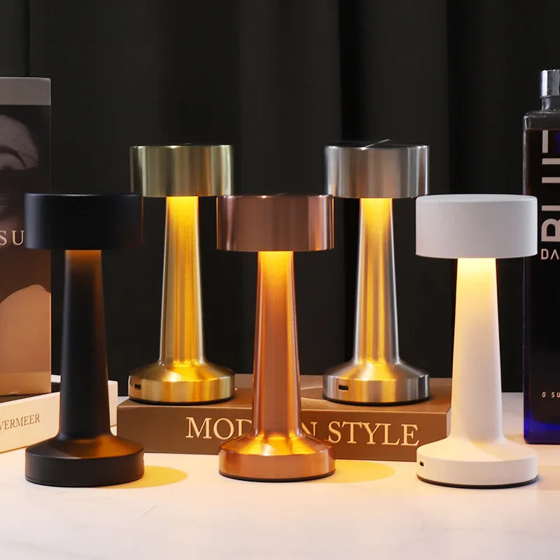 Retro Metal Touch Table Lamp