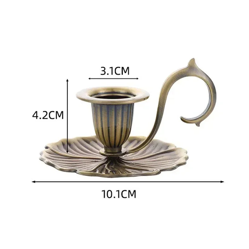 European Retro Candlestick Holder