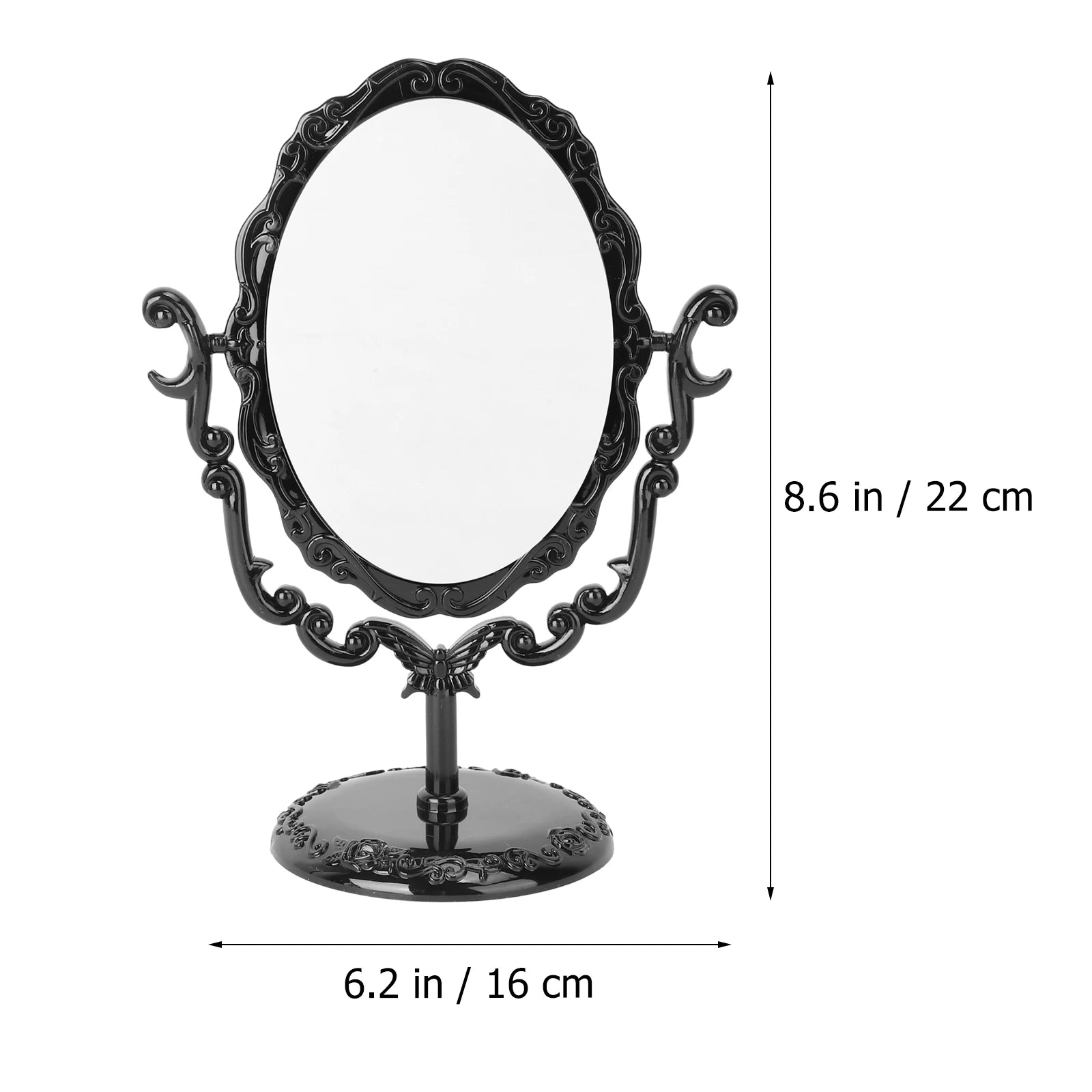 Vintage Rotatable Desktop Mirror