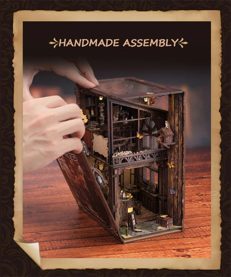 DIY Wooden Book Nook