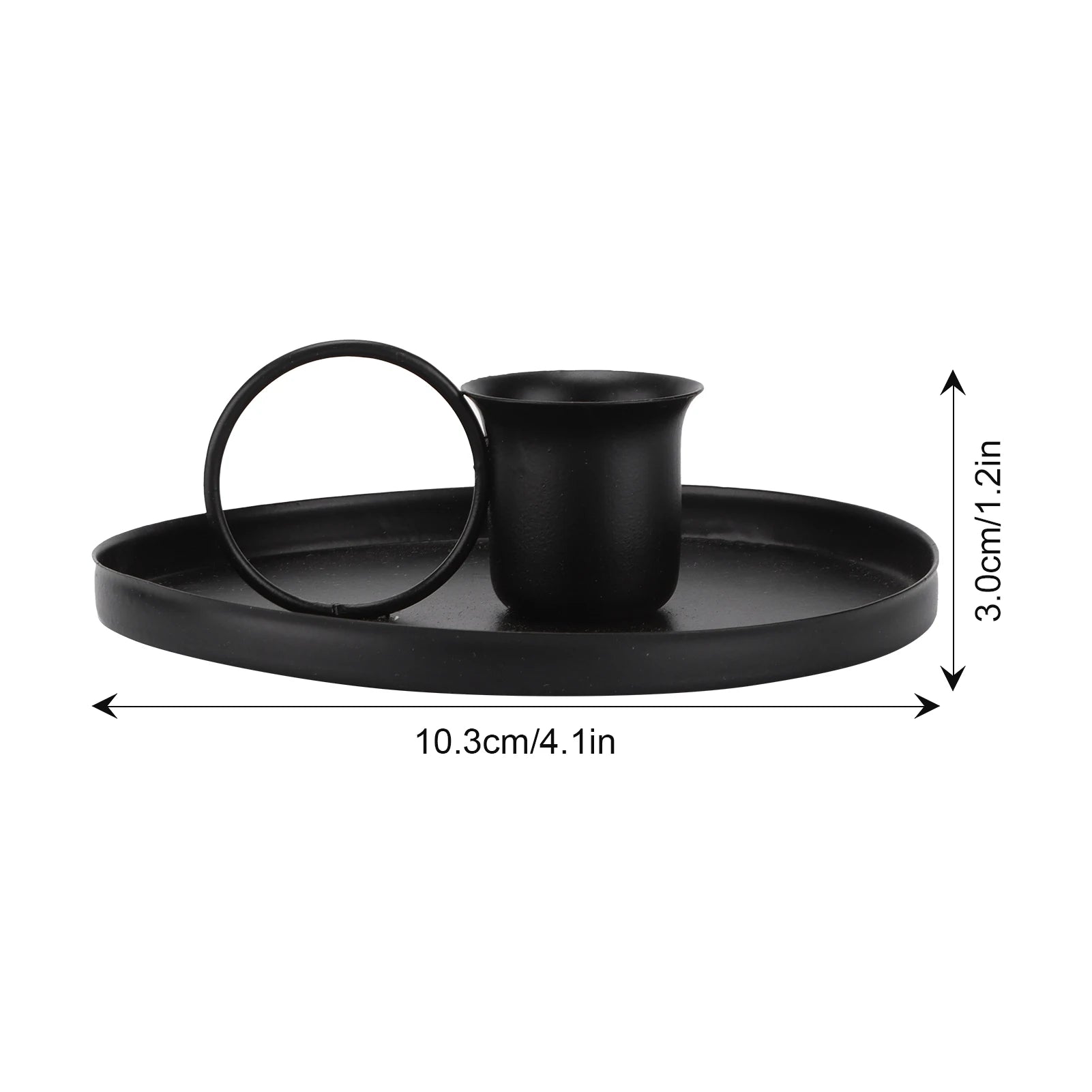 Retro Wrought Iron Candle Holder