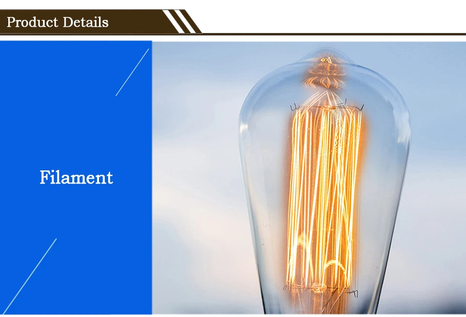 Vintage Edison Filament Bulb