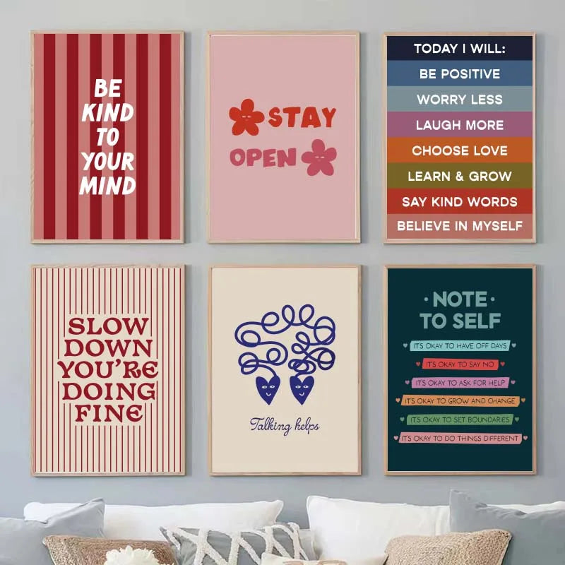 Be Kind Mind Wall Art