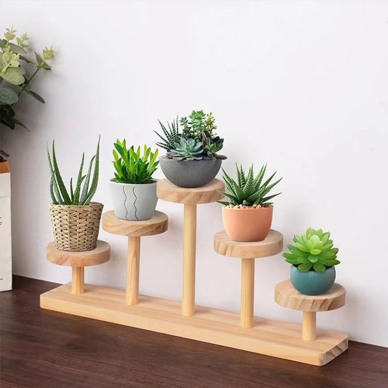 Wooden Ladder Display Stand
