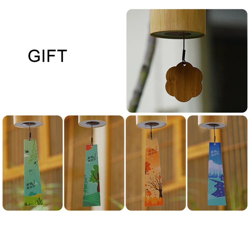 Bamboo Wind Chimes Decor